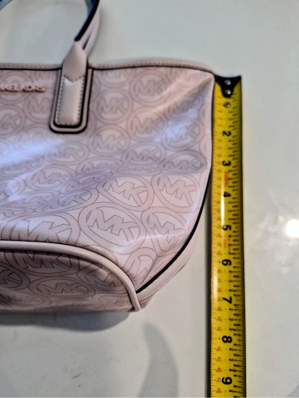 Michael Kors Blush Pink MK Signature Tote